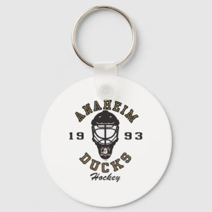 Anaheim Ducks Hockey Mask Orange Officially Licens Keychain