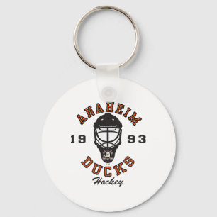 Anaheim Ducks Hockey Mask White Officially License Keychain