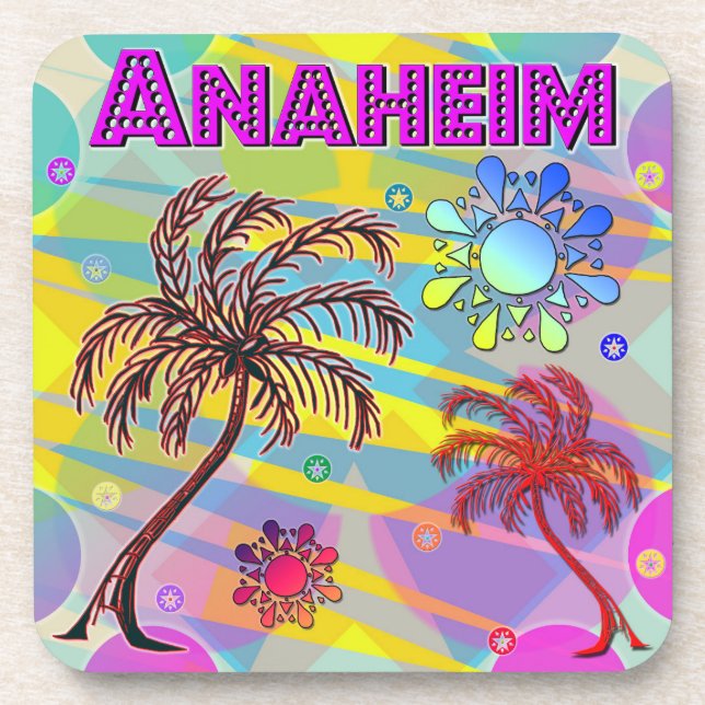 Anaheim Happy and Hope Coster Beverage Coaster (Front)