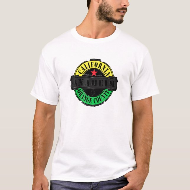 Anaheim Orange County Los Angeles California Usa S T-Shirt (Front)