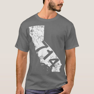 Anaheim Santa Ana Area Code 714 , California Gift  T-Shirt