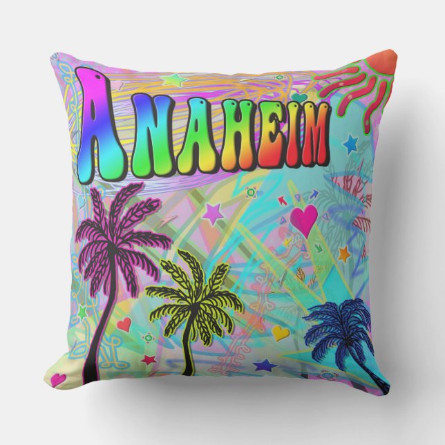 Anaheim Vivid Romance Pillow (Front)