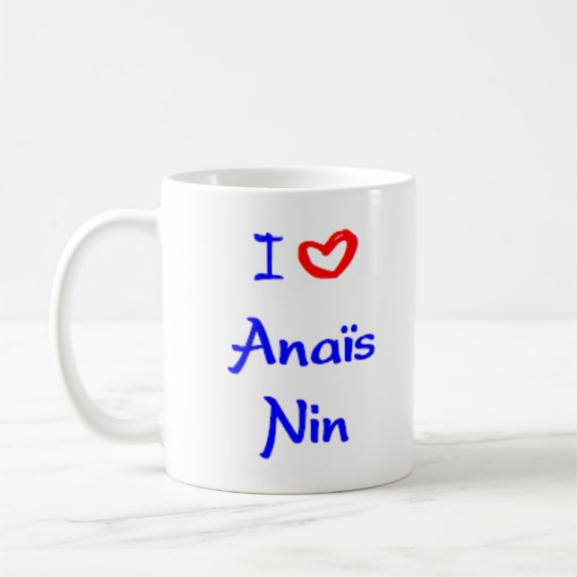 anais nin coffee mug (Left)