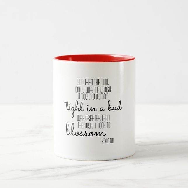 Anais Nin Inspirational Quote Mug (Center)