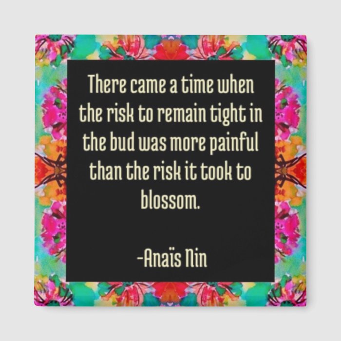 Anais Nin Quote Magnet