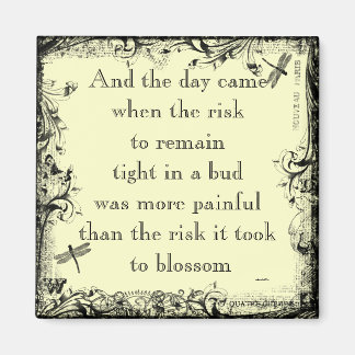 Anais Nin Risk Quote Magnet