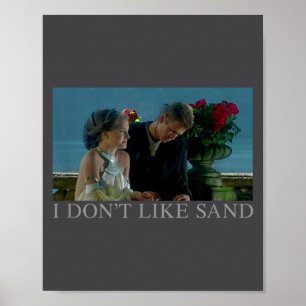 Anakin & Padme Movie Ster I Don't Like Sand Poster