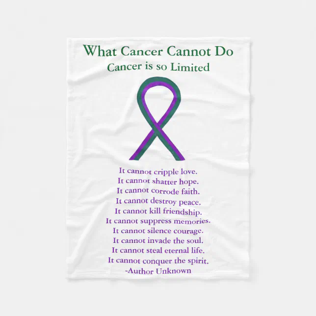 Anal Cancer Awareness Ribbon Angel Chemo Blanket Zazzle