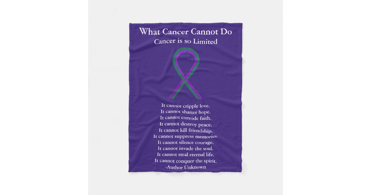 Anal Cancer Awareness Ribbon Fleece Soft Blanket Zazzle