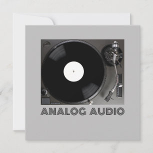 Analog Audio Invitation