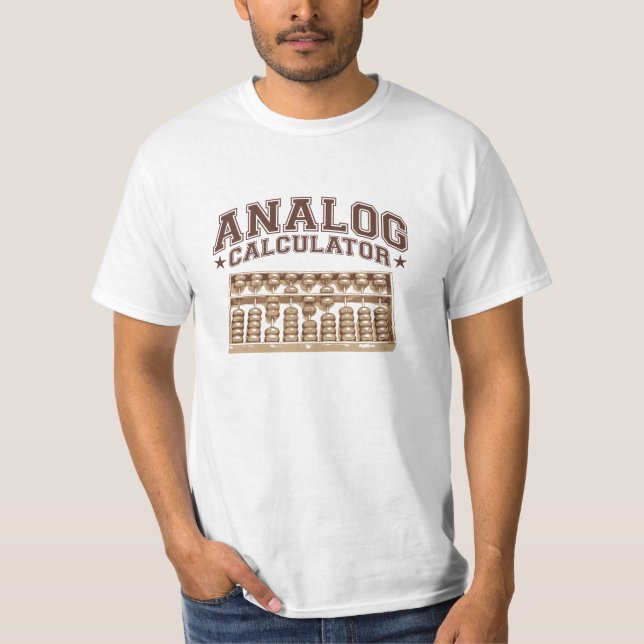 Analog Calculator T-Shirt (Front)