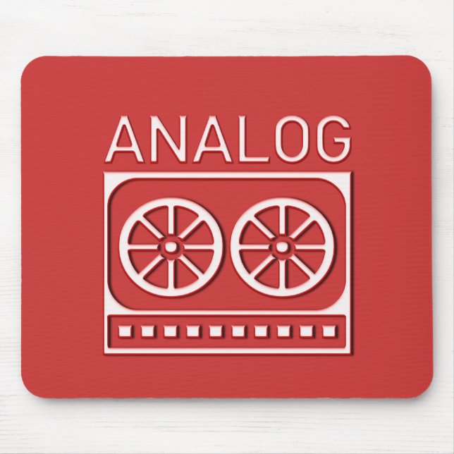 Analog (cassette) mouse pad (Front)