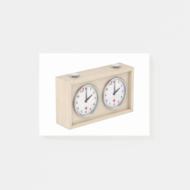 Analog chess clock post-it notes (Front)