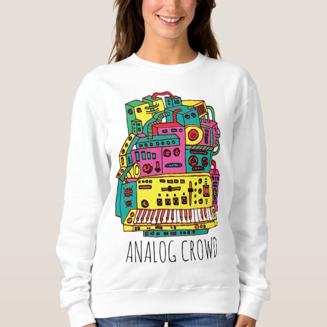 Analog Crowd Doodle Sweatshirt (Front)