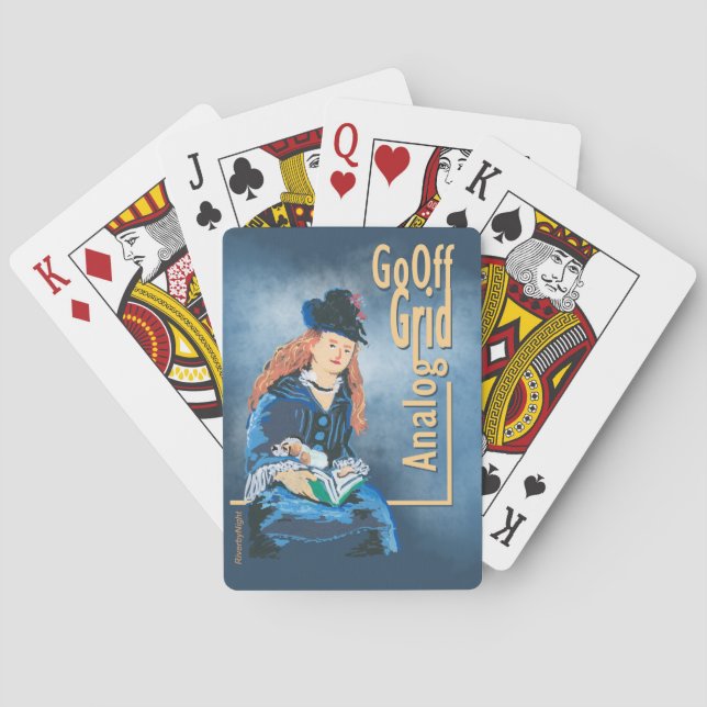 Analog - Go Off Grid series #02 Poker Cards (Back)