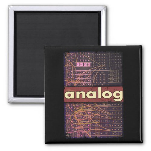 Analog Modular Synthesizer Retro Synth Producer Magnet