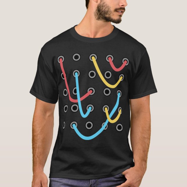 Analog Modular Synthesizer T-Shirt (Front)