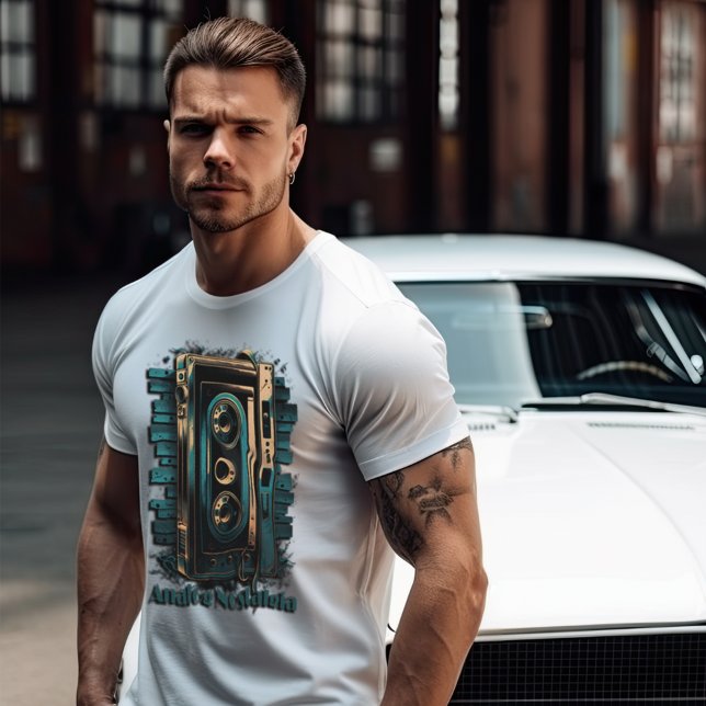 Analog Nostalgia, Vintage Design T-Shirt (Creator Uploaded)