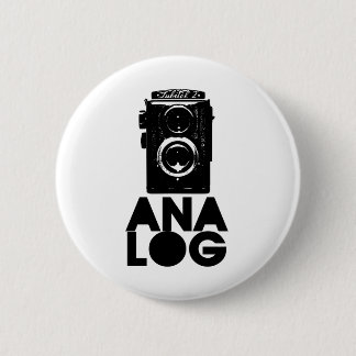 Analog! Pinback Button