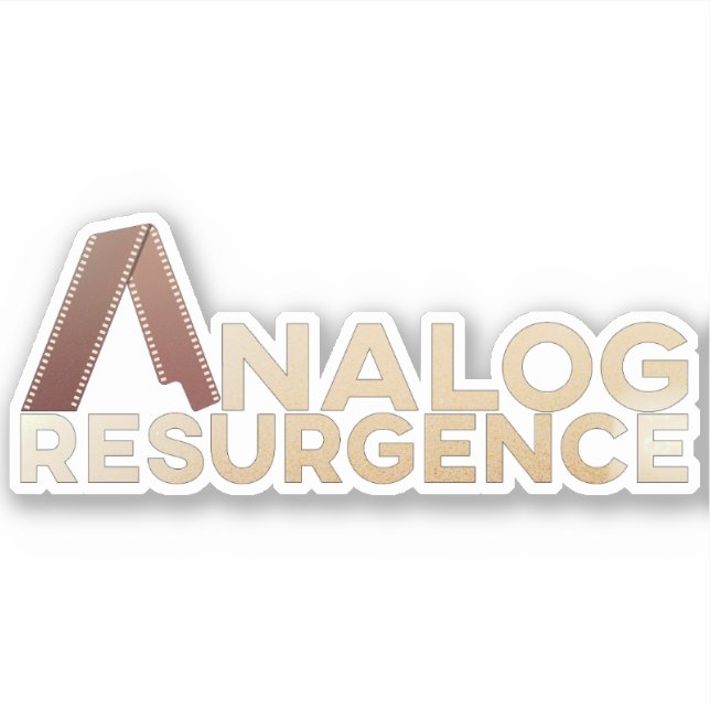Analog Resurgence (Custom-Cut Vinyl Sticker) Sticker (Front)