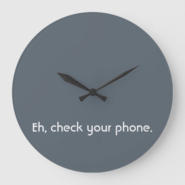 "Analog Struggles" Clock (Front)