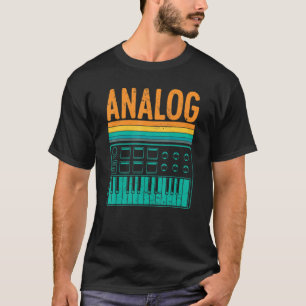 Analog Synthesizer Keyboard Musician Keyboardist T-Shirt