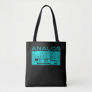Analog Synthesizer Keyboard Synth Tote Bag