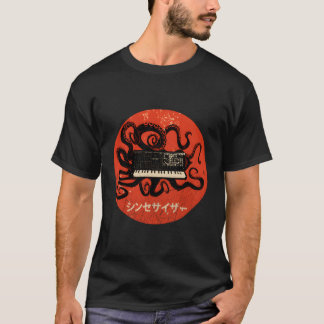 Analog Synthesizer Kraken Synth Japanese Gear T-Shirt