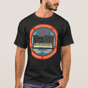 Analog Synthesizer Russian Vintage Synth Retro T-Shirt