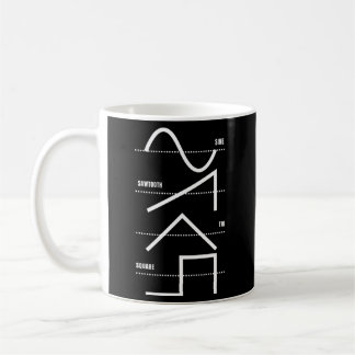 Analog Synthesizer Techno Waveform Synth Nerd Coffee Mug
