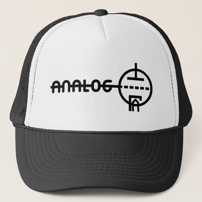 "analog" vacuum tube hat (Front)