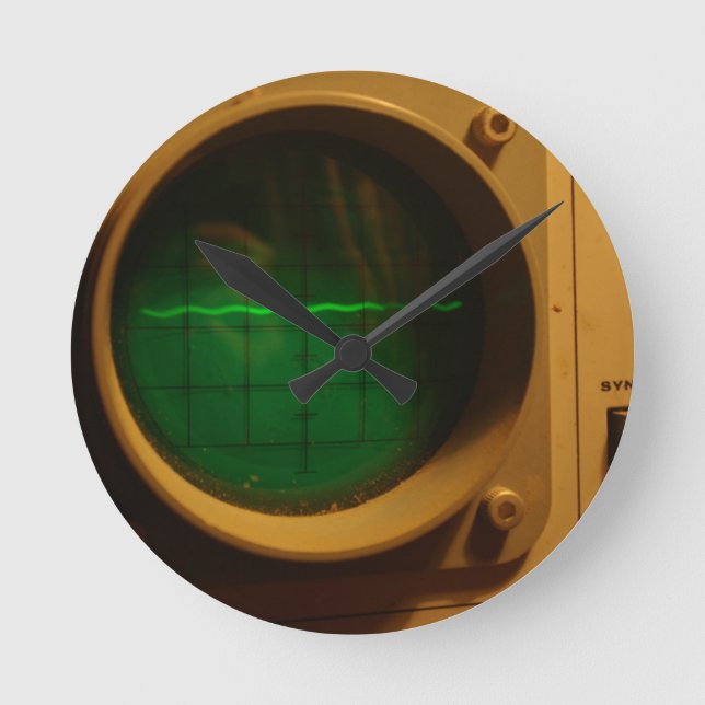 Analogue Oscilloscope 1964 Round Clock (Front)