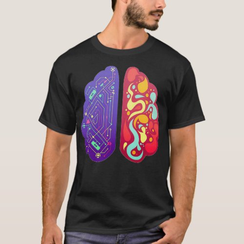 Analysis Paralysis brain art T_Shirt