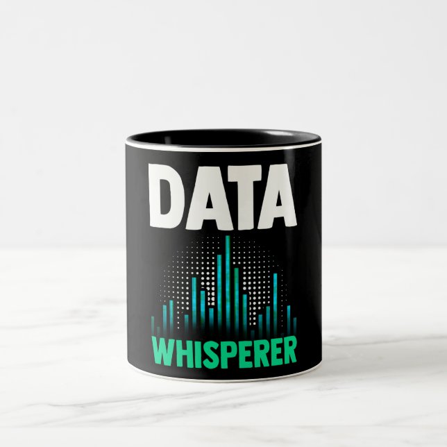 Analytics Talk Data Whisperer Two-Tone Coffee Mug (Center)