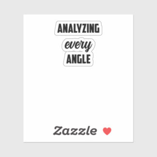 Analyzing Every Angle: Forensic Investigator Mind Sticker