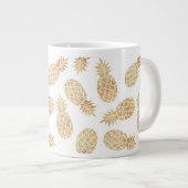 ananas GOLD PINEAPPLE chic GLAMOUR Giant Coffee Mug (Front Right)