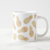 ananas GOLD PINEAPPLE chic GLAMOUR Giant Coffee Mug (Right)
