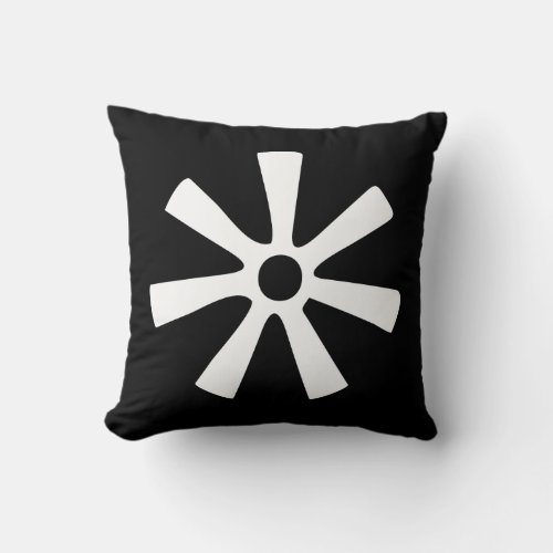 ANANSE NTONTAN  Symbol of Wisdom Creativity Throw Pillow