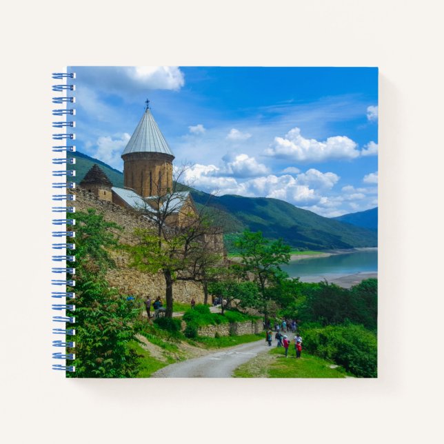 Ananuri Georgia Caucuses Mountains Castle Nature Notebook (Front)