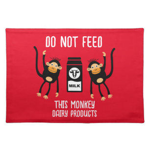 Anaphylaxis Kids Allergic Warnings Cloth Placemat