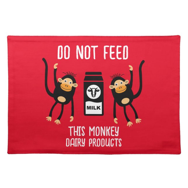 Anaphylaxis Kids Allergic Warnings Cloth Placemat (Front)