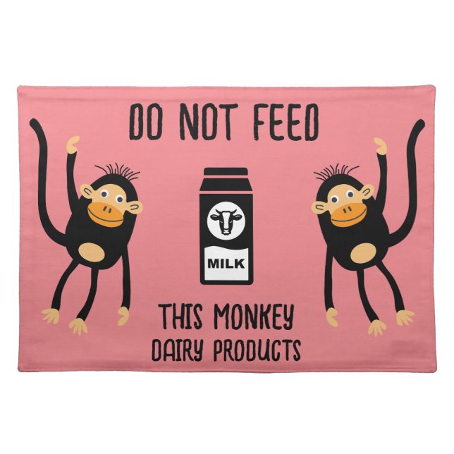 Anaphylaxis Kids Allergic Warnings Cloth Placemat (Front)