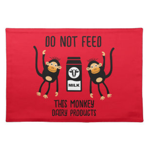 Anaphylaxis Kids Allergic Warnings Cloth Placemat