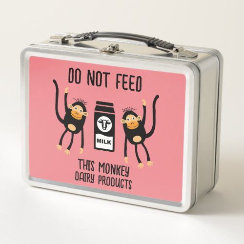 Anaphylaxis Kids Allergic Warnings Metal Lunch Box