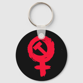 Anarcha-feminist keychain