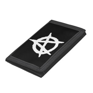 Anarchism symbol Photo Wallet