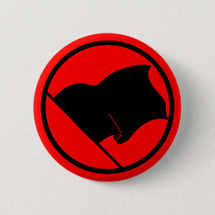 Anarchist Black Flag button