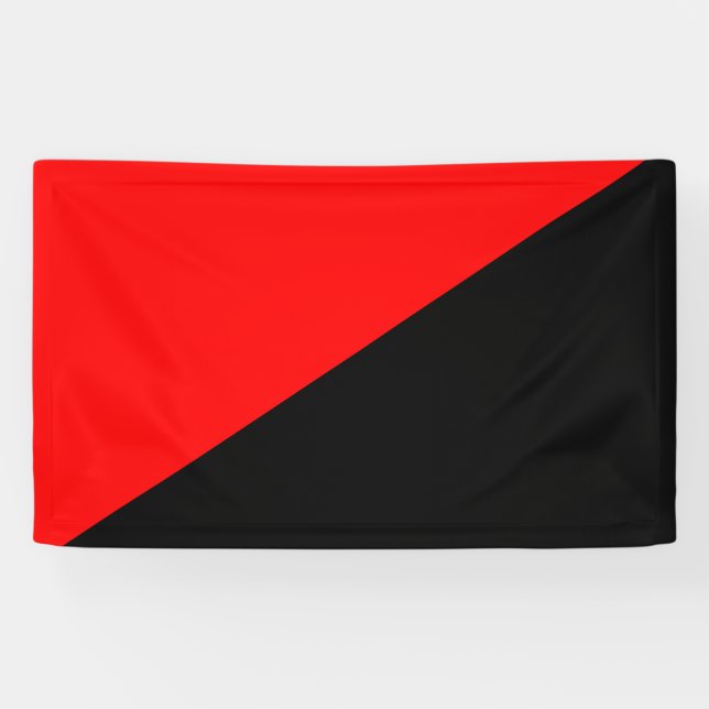Anarchist Flag (Anarchism) Banner (Horizontal)