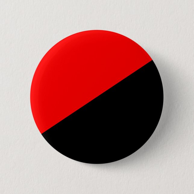 Anarchist Flag (Anarchism) Button (Front)