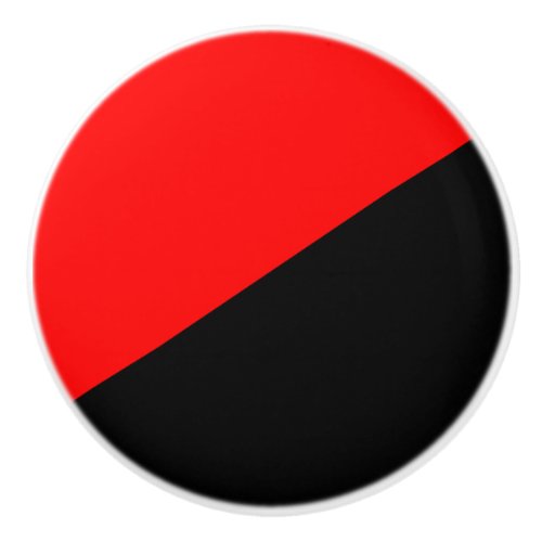 Anarchist Flag Anarchism Ceramic Knob